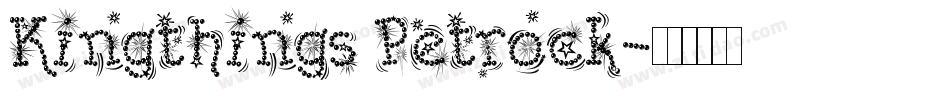 Kingthings Petrock字体转换